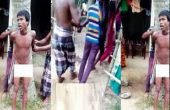 মোবাইল চুরির অপবাদে কিশোরকে উলঙ্গ করে গাছে বেঁধে নির্যাতন