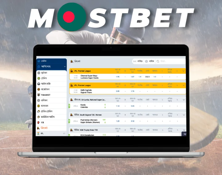 Mostbet cricket betting in Bangladesh