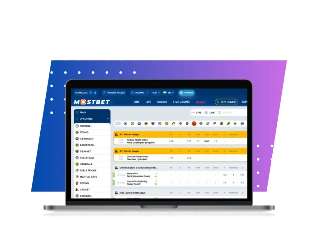 Mostbet BD app tablets
